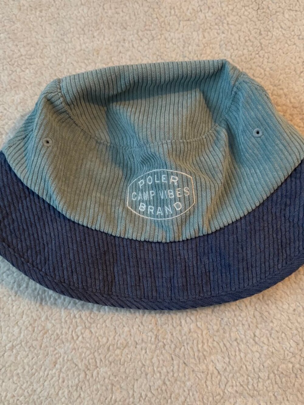 Poler Vibes Brand Bucket Hat - Blue - Size L-XL